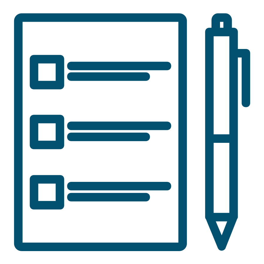 checklist with plan icon