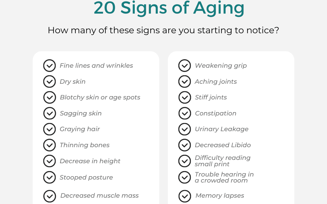 Do you have any of these 20 signs of aging?