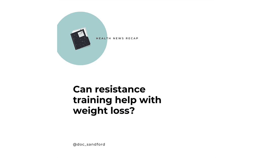 resistance training for weight loss