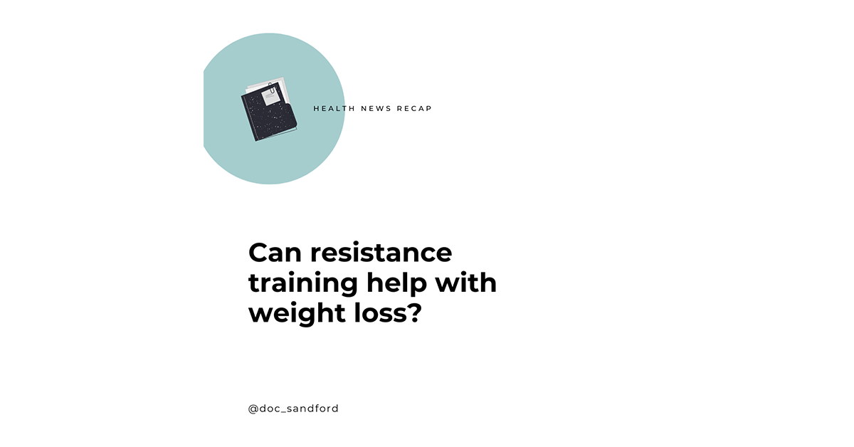 resistance training for weight loss